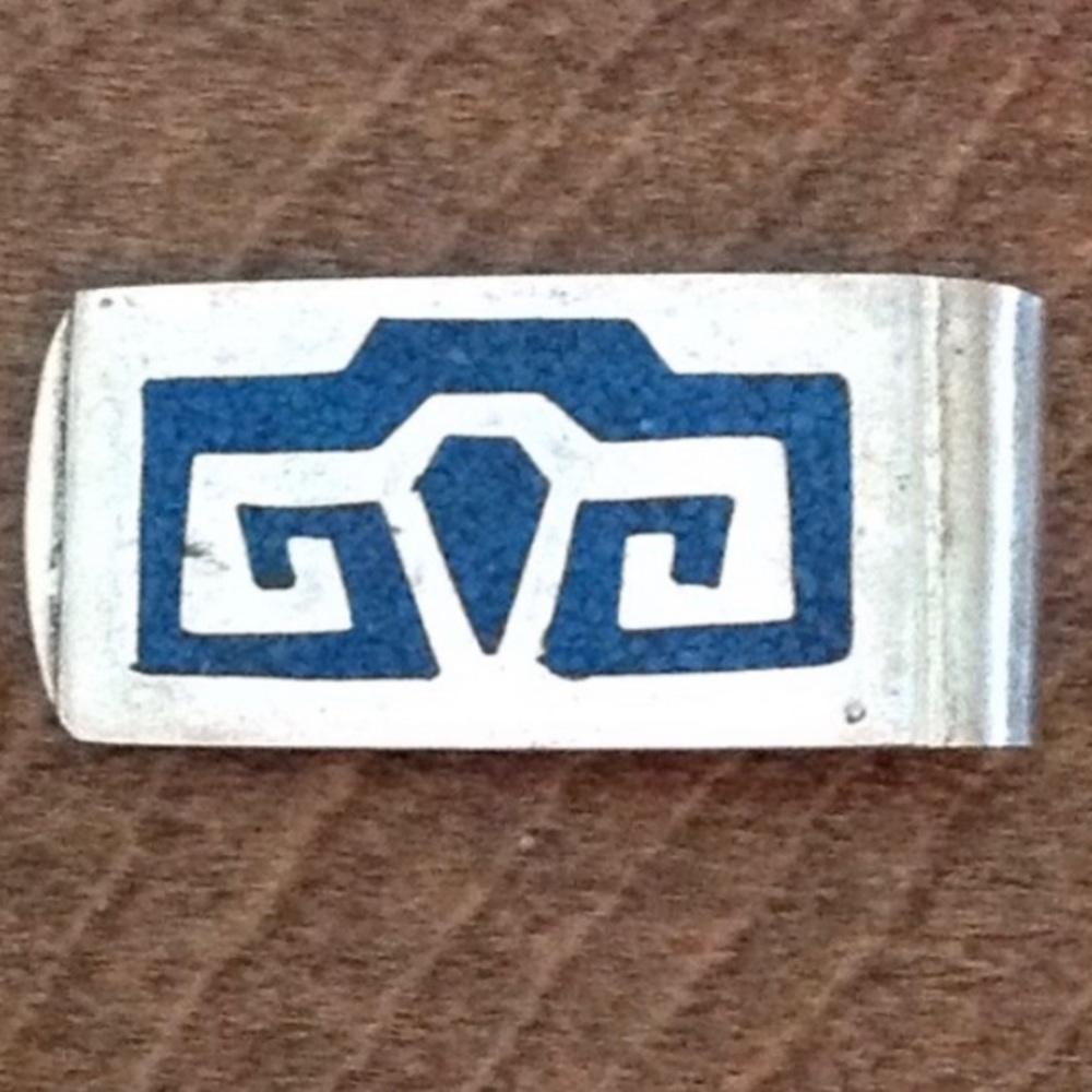 Alpaca handmade money clip sterling silver